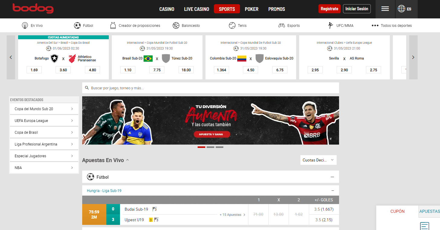 bodog apuestas