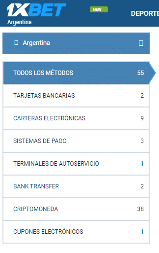 retirar dinero de 1xbet