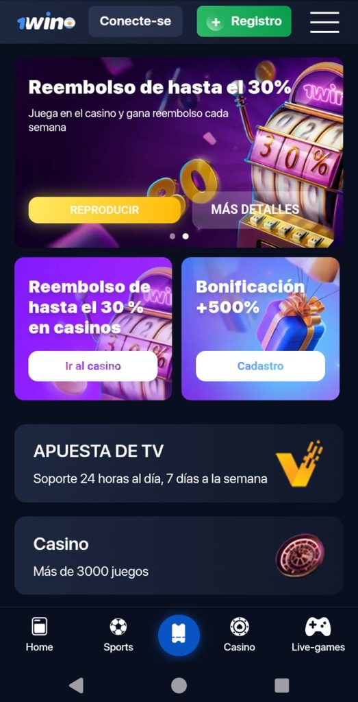Código promocional 1Win-Promociones