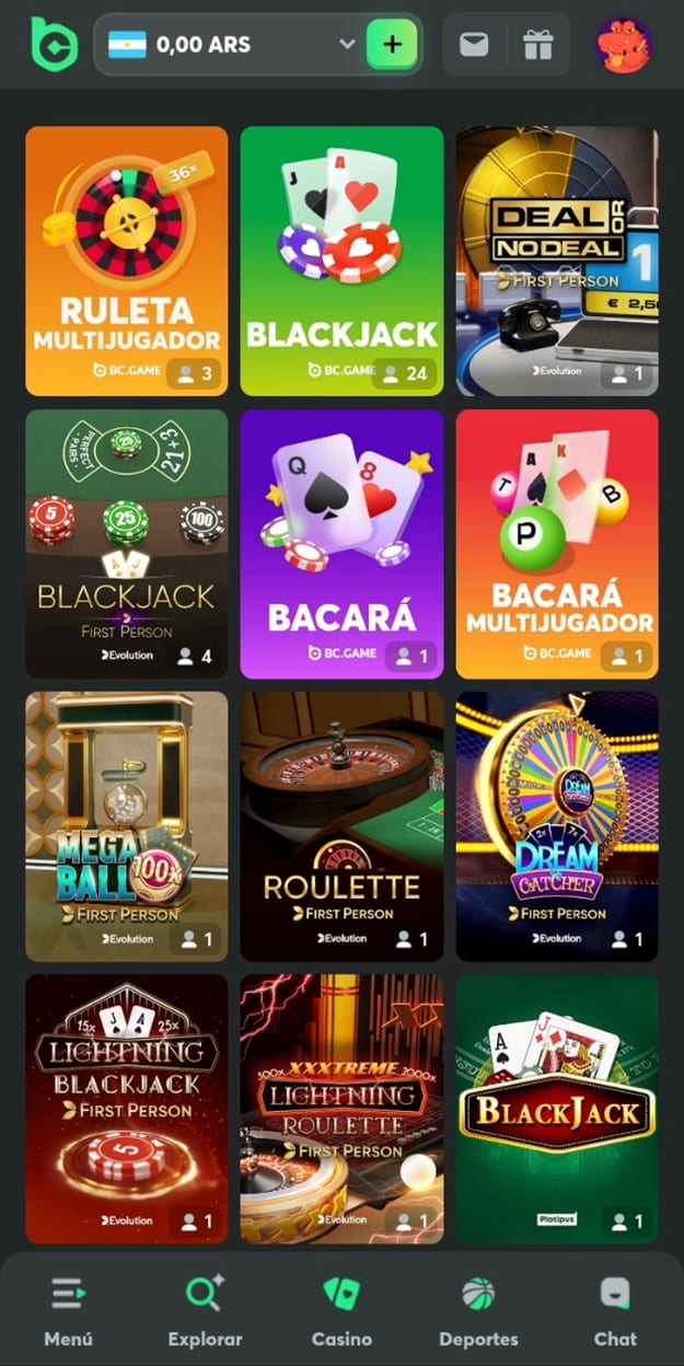 BC Game Casino-Juegos de casino
